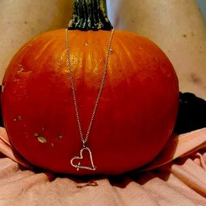 Skosh heart sterling silver 18”